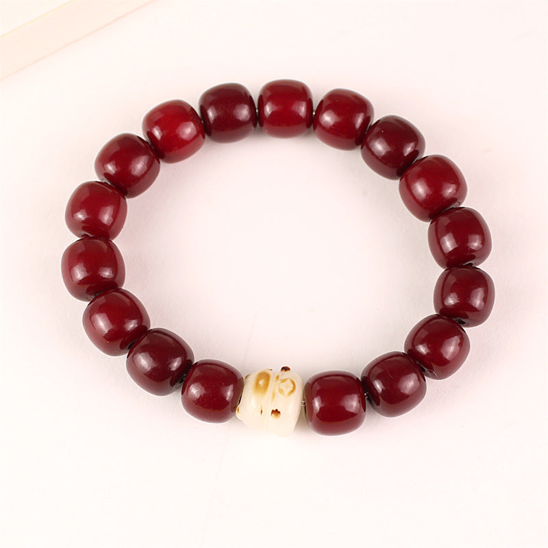 Bodhi Candy Color Single Circle Pliable Temperament High Throw Three Bracelets