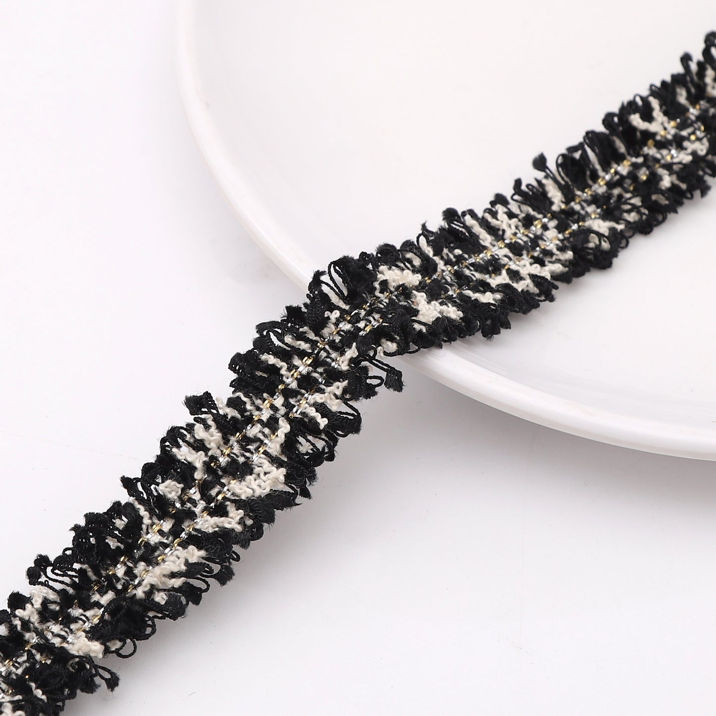 Classic Style Polyester Lace Handmade Suitcase Hat Weaving Rope Jewelry Accessories