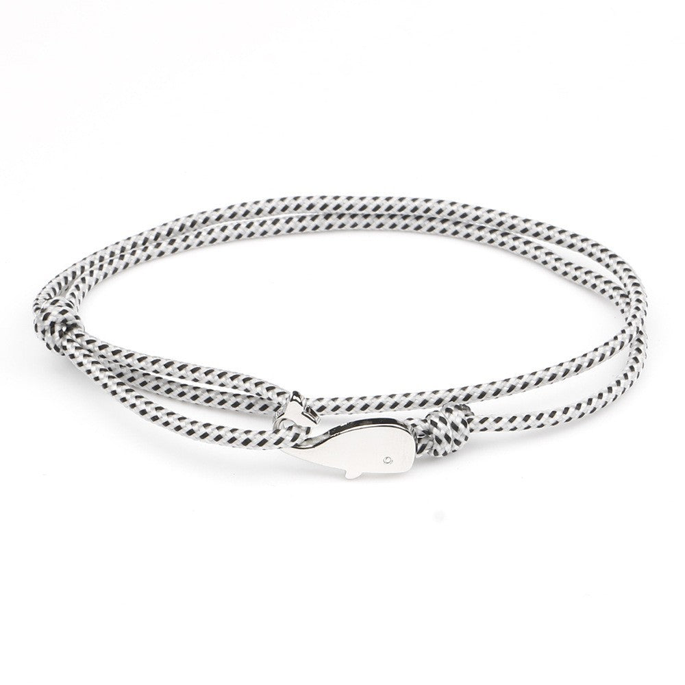 Women's Fashion Style Cute Dancing Whale Dolphin Boat Anchor Bracelets
