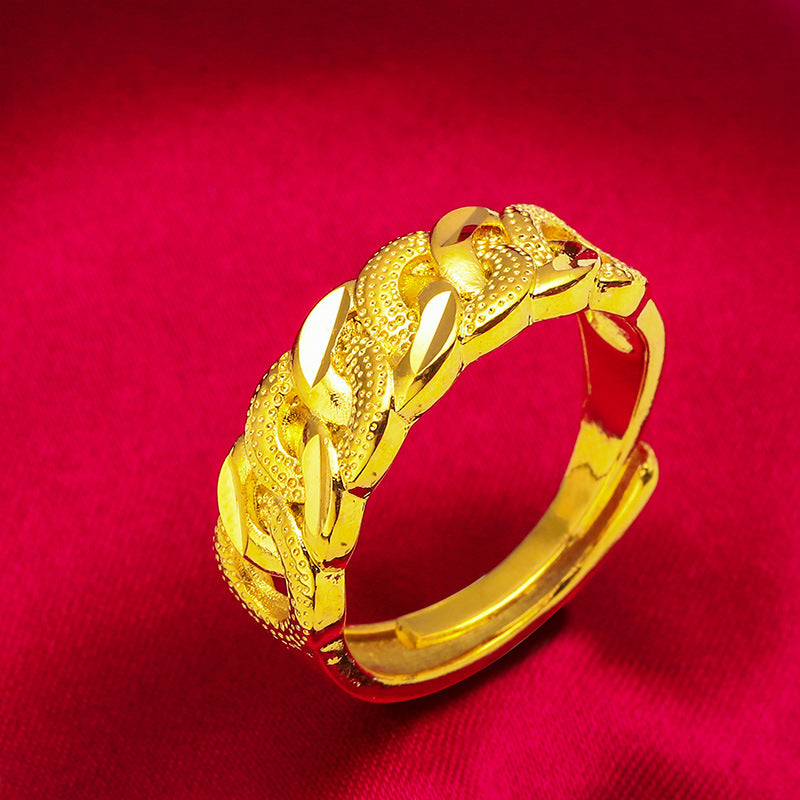 Women's Alluvial Gold Fashion Trendy Internet Style Rings