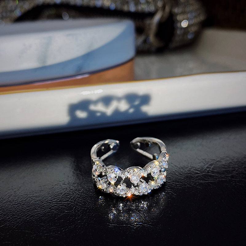 Cold High Sense Light Luxury Minority Design Fashion Rings