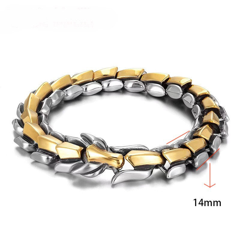 Comfortable Vintage Dragon Domineering Punk Keel Bracelets