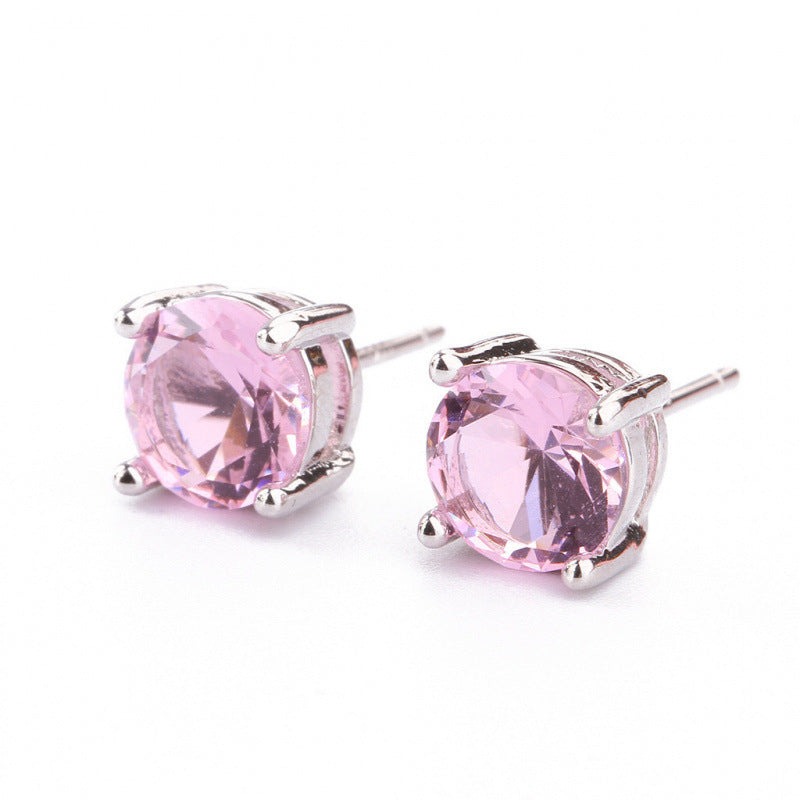 Zirconium High Quality Couple Models Fashionable Simple Personality Rings
