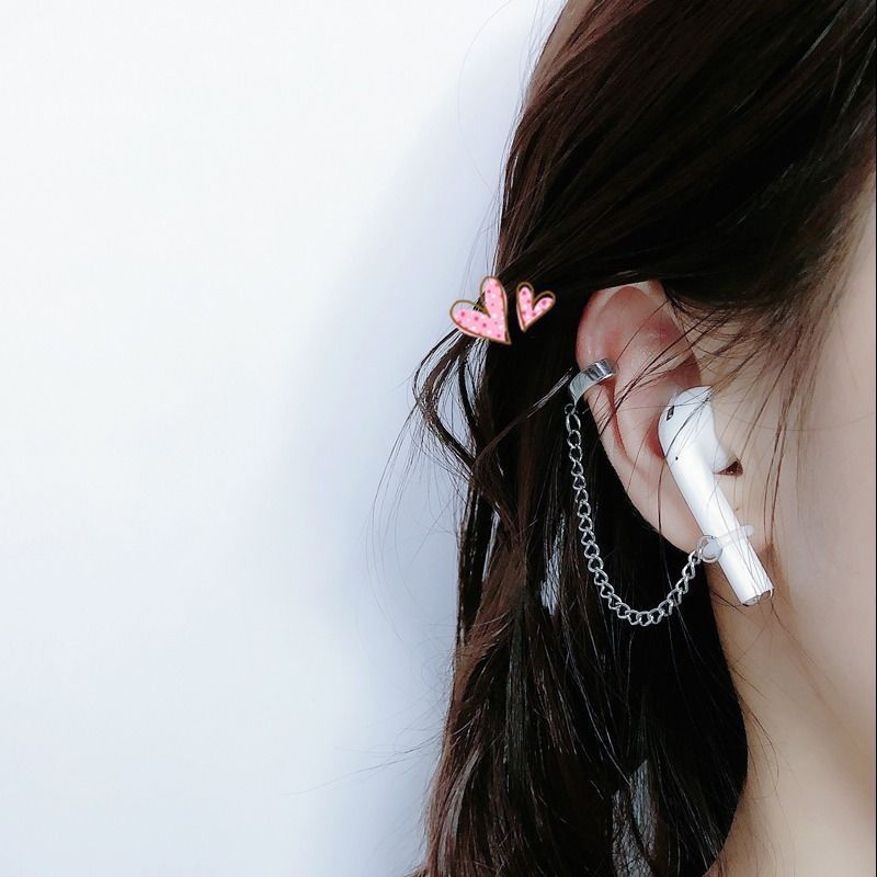 Women's & Men's Apple Wireless Headphone Protection Ear Chain Clip Without Earrings