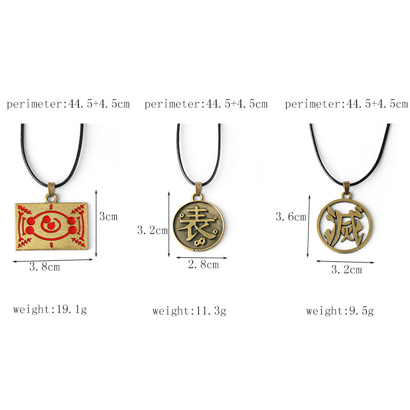 Anime Peripheral No Stove Door Bamboo Necklaces