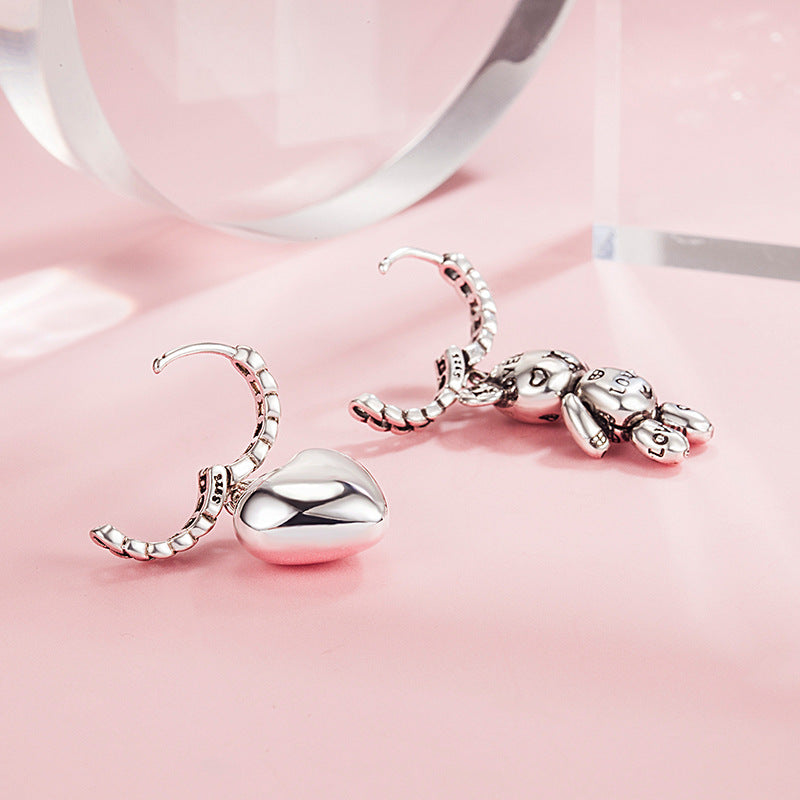 Women's Style Fashionable Asymmetric Unique Alphabet Letter Retro Rings