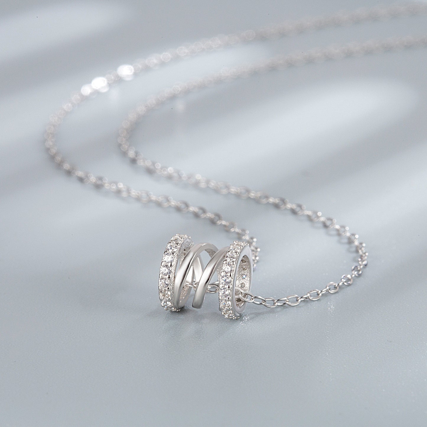 Sier Small Waist Hot Niche Rose Gold Light Luxury Clavicle Necklace