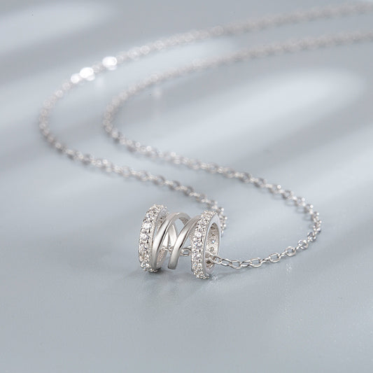 Sier Small Waist Hot Niche Rose Gold Light Luxury Clavicle Necklace
