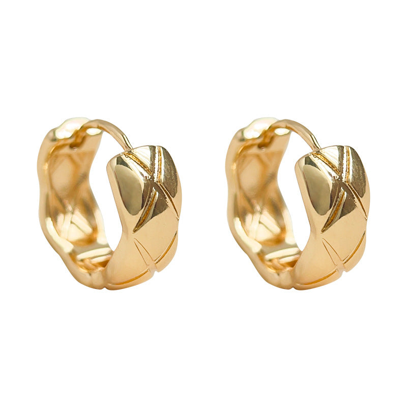 Fashion Commuter Advanced Simple Clip Electroplating Graceful Ear Buckle