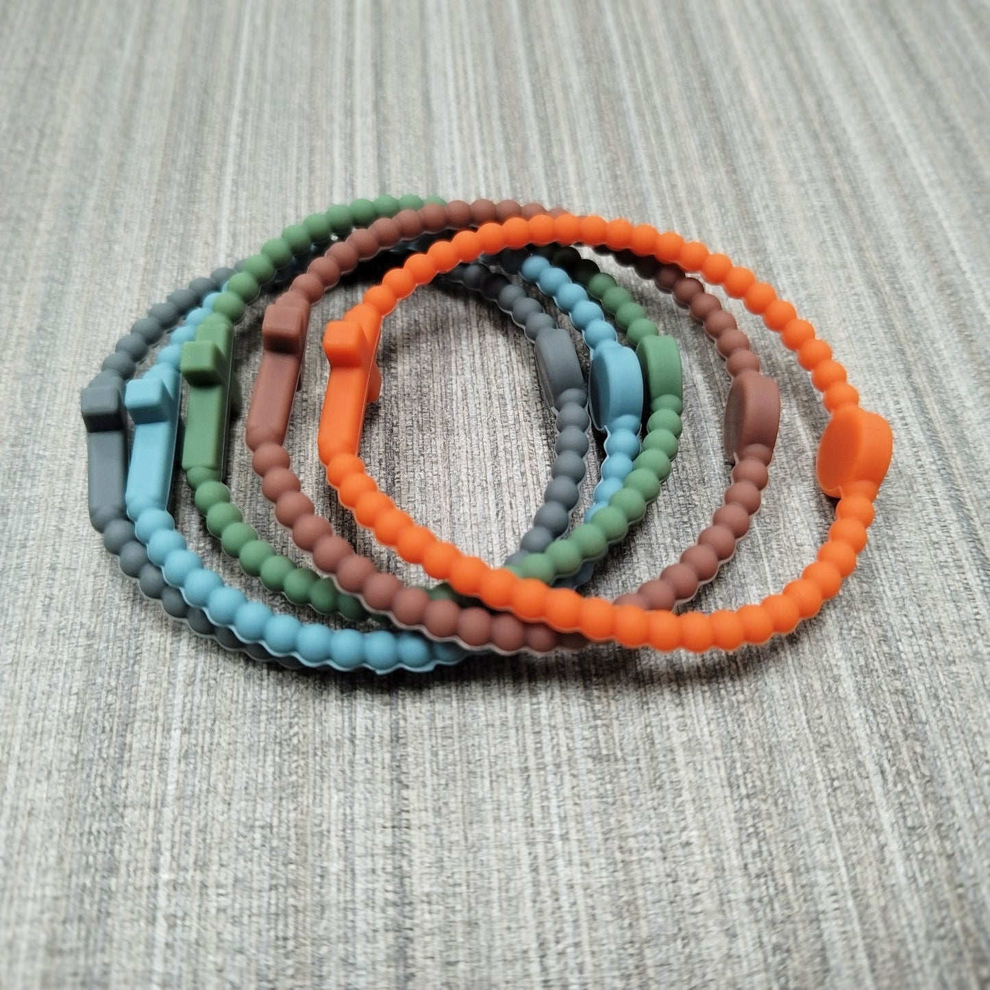 Charming Comfortable Cross Love Silicone Bible Bracelets