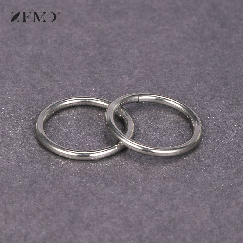Men's Titanium Steel Puncture Universal Stitching Nose Stud Earrings