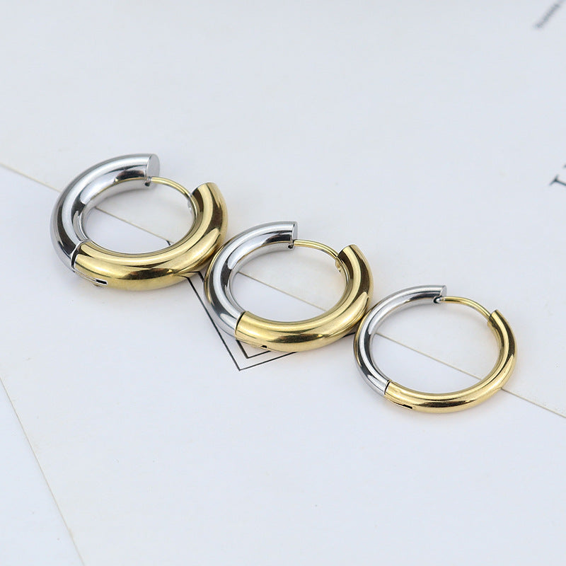 Luxury Minority High-grade Electroplating Temperament Gradient Earrings