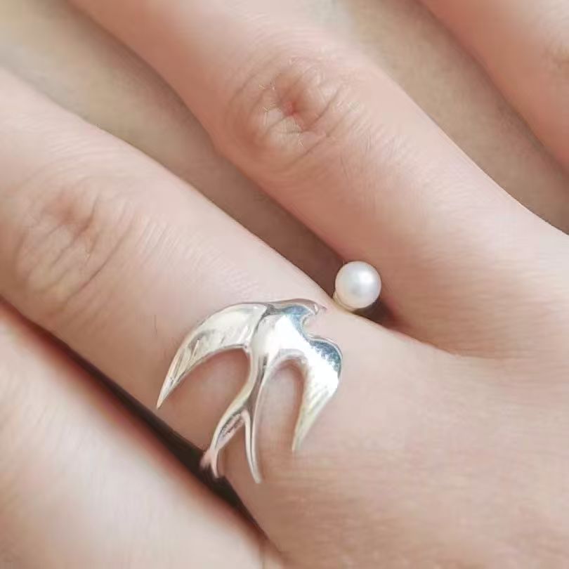 Kazakh Element Open Ethnic Style Simple Niche Index Ring