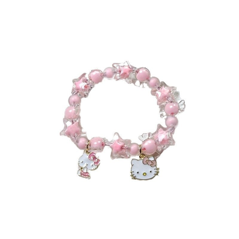 Cute Style Niche Fresh Couple Bead Necklace