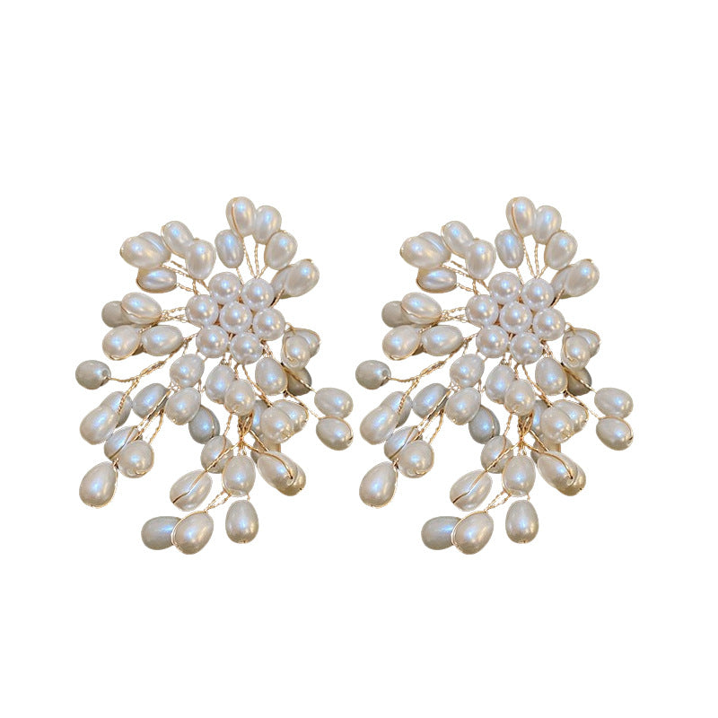 Elegant Graceful High Sense Ear French Retro Earrings