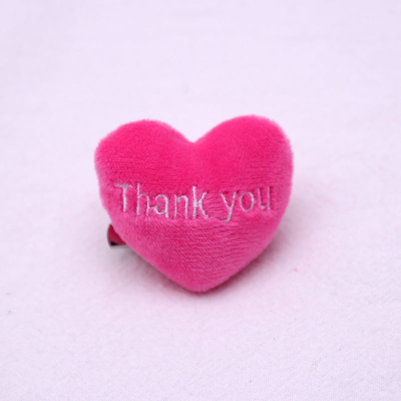 Children's Pop Brooch Barrettes Cute Flowers Creative Bracelets