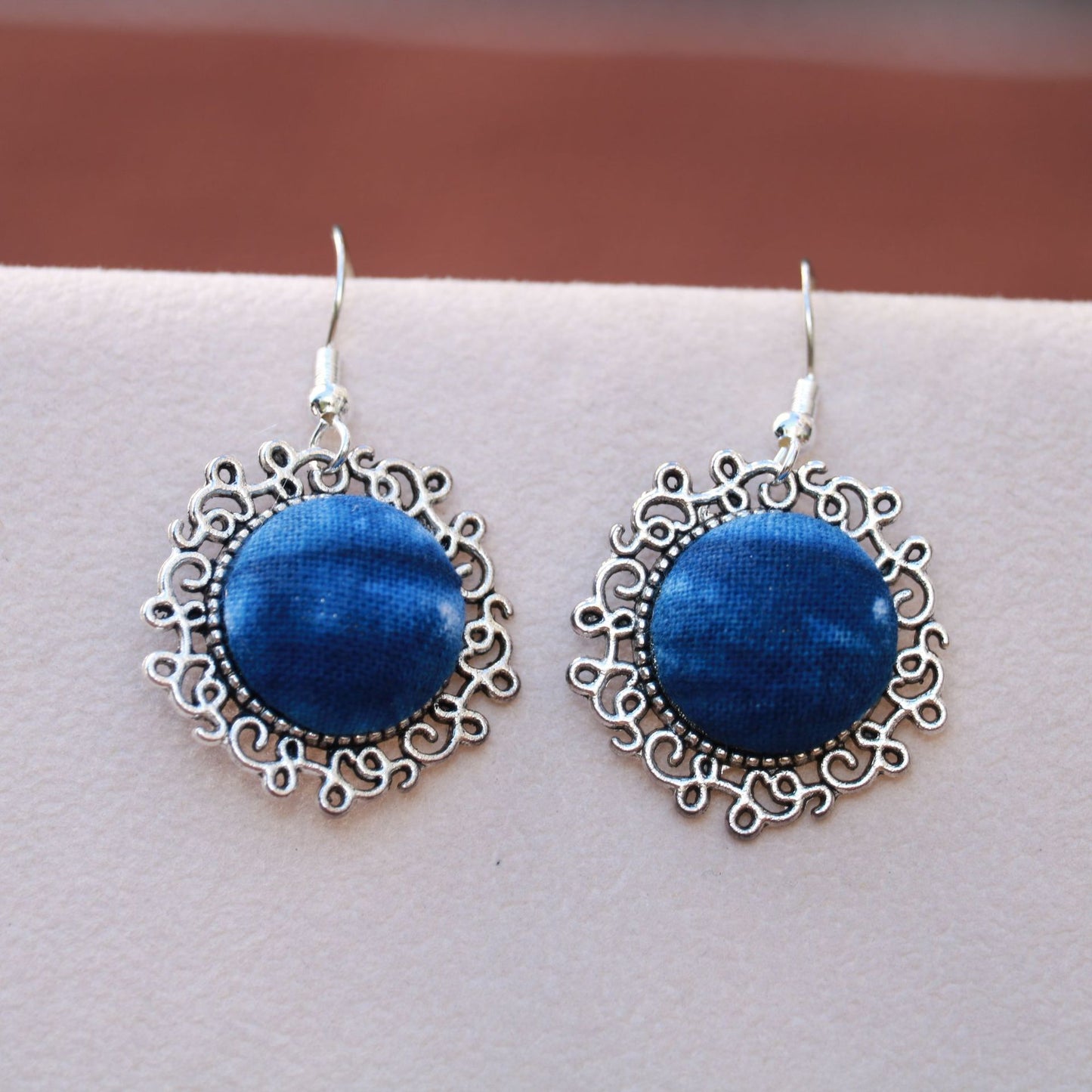 Yunnan Dali Ethnic Style Handmade Fabric Earrings