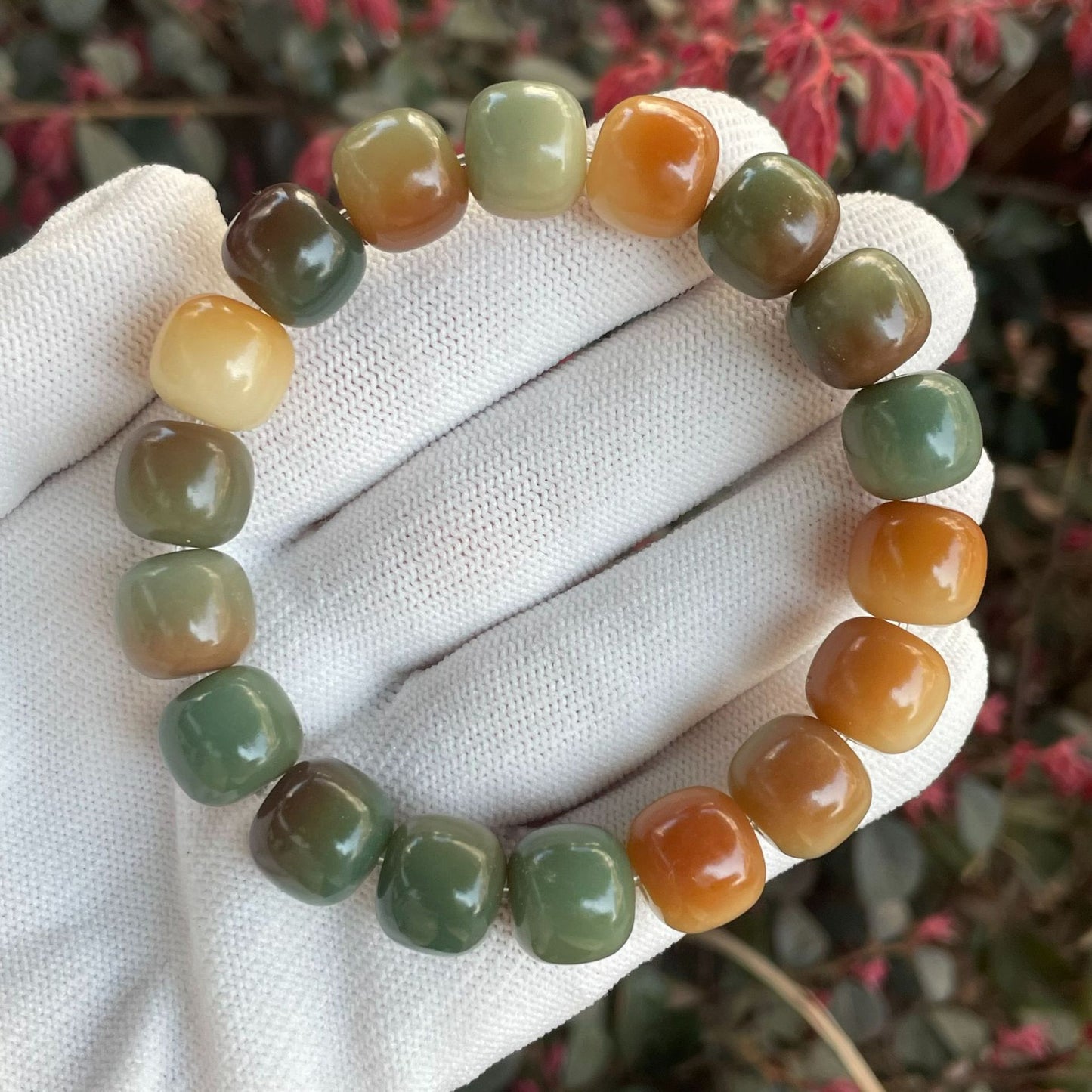 Bodhi Candy Color Single Circle Pliable Temperament High Throw Three Bracelets