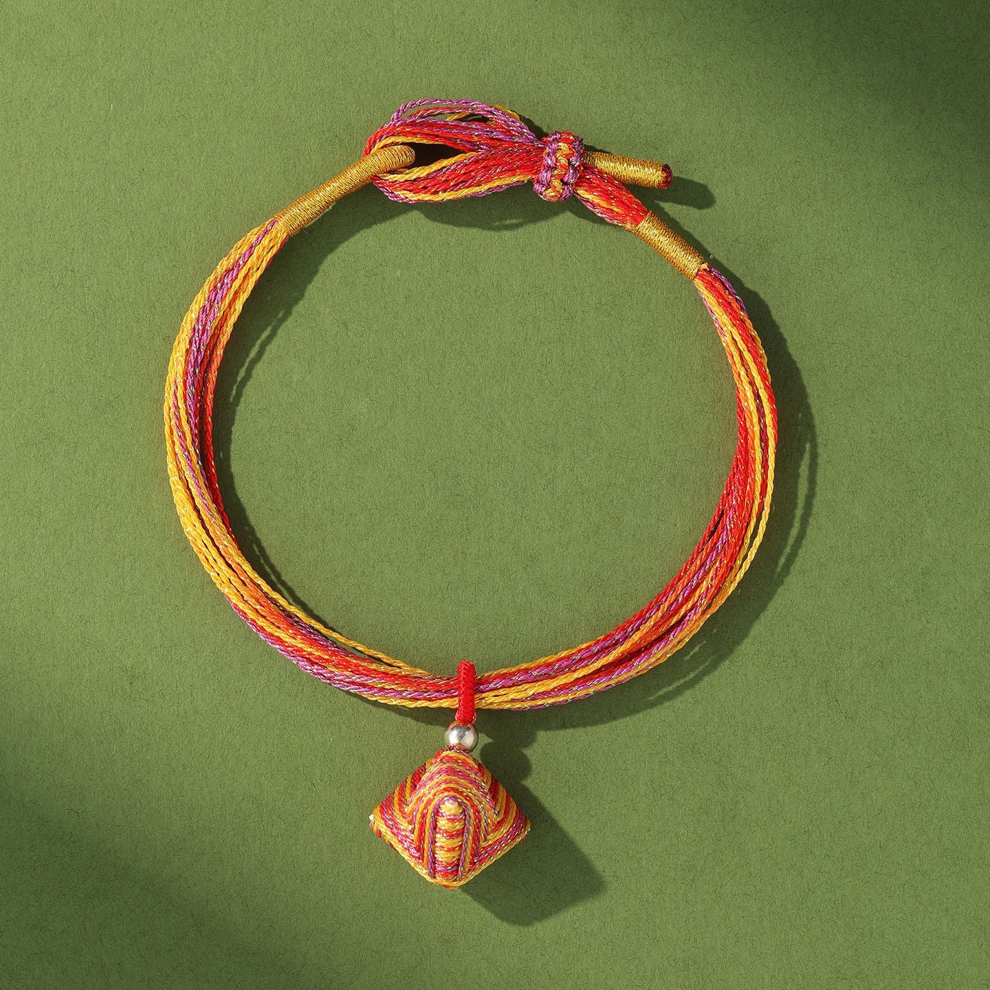 Festival Colorful Rope Ethnic Style Hand-woven Adult Small Sachet Carrying Bracelet