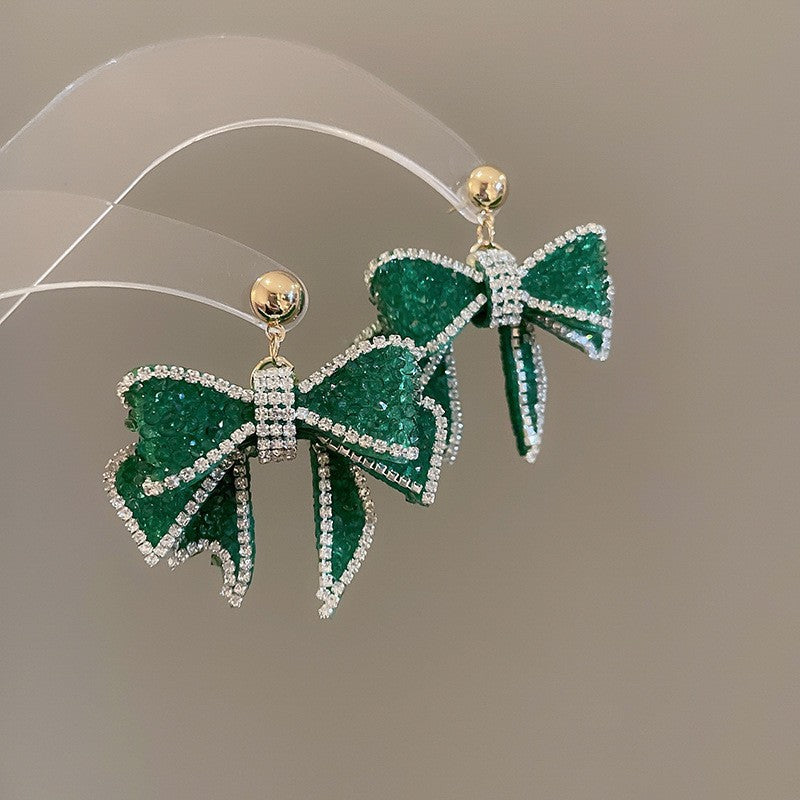 Women's Flower Shell Tassel Light Luxury High-grade Earrings