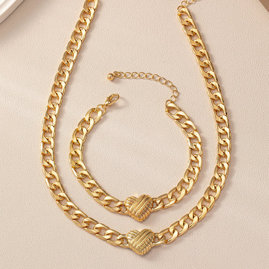 Of Simple Graceful Hollowed Heart Shape Necklaces
