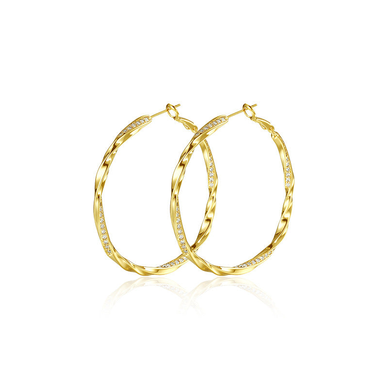 French Fashion Retro Aloofness Style Peach Earrings