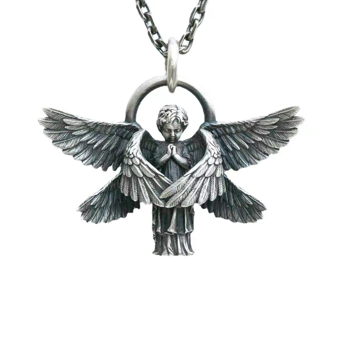 Women's & Men's Wing Angel Couple Personalized Creative Gift Necklaces