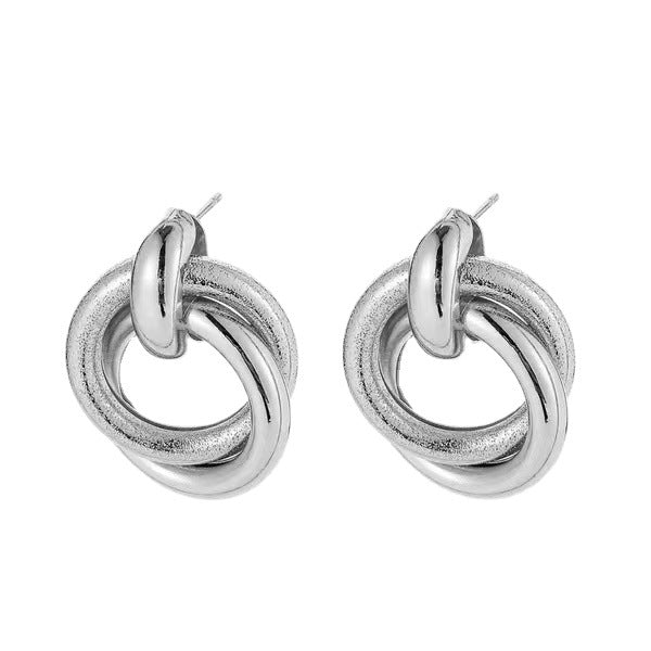 Fashion Simple Metal Three Fashionable Temperament Ear Line