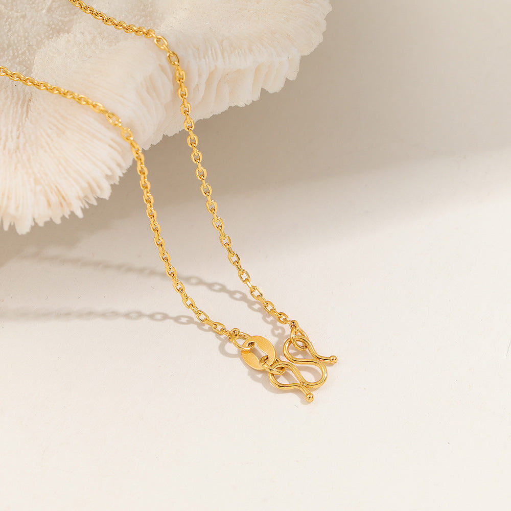 No Fading Buckle Snake Bones Chain Female Simple Commute Choker Necklaces