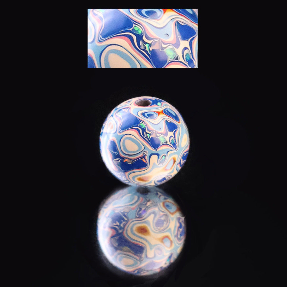 Paint Beads Opal Loose Wooden Beaded Rosewood Embryo Single Bracelets
