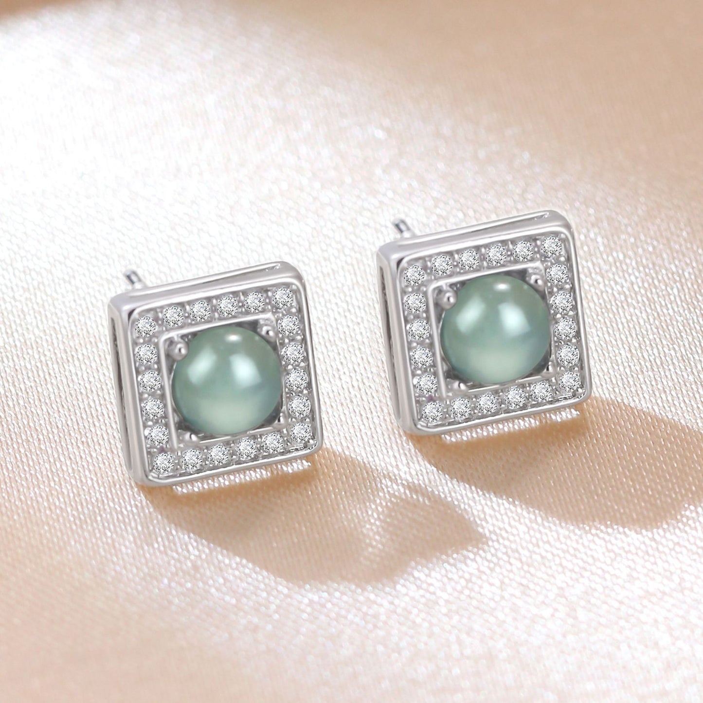 Natural Cargo Blue Water Jade Fashion Light Luxury High Sense Rings