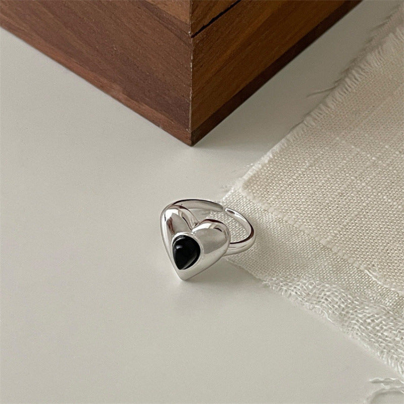 Women's Sier Simple Light Luxury High-grade Index Finger Open Rings