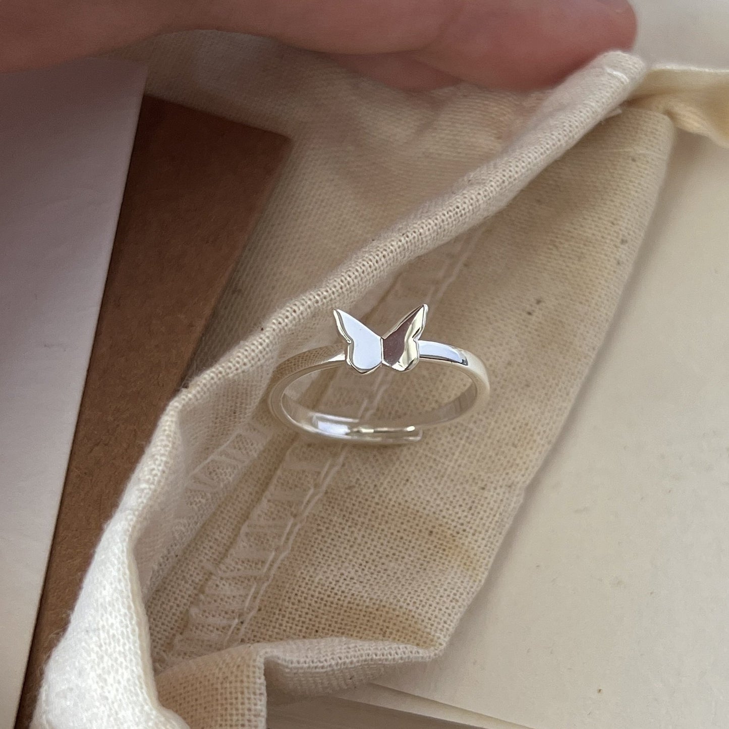 Design Simple Female Party Light Luxury High Sense Versatile Opening Ring