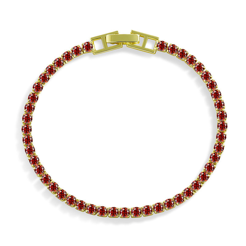Interest Light Luxury Zircon Starry Full Diamond White Bracelet