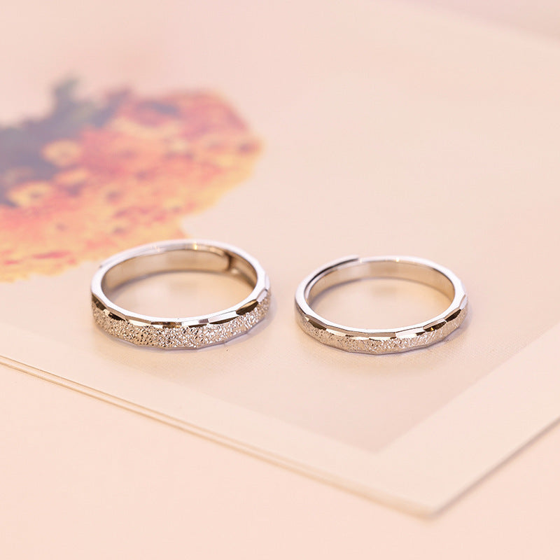 Women's Starry Galaxy Simple Couple For Niche Switchable Index Finger Ring