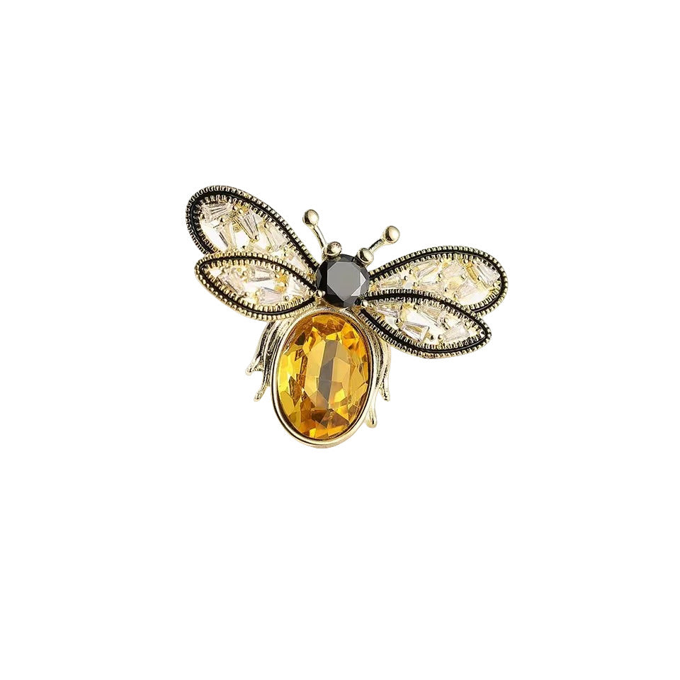 Golden Pearl Corsage Wheat Brooch Female High-grade Brooches