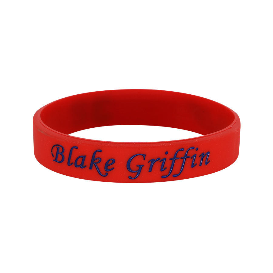 Star Concave Thickened Silicone Kobe James Basketball Bracelet