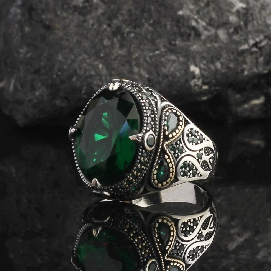 Casual Trendy Men's Vintage Fashion Personality Rings