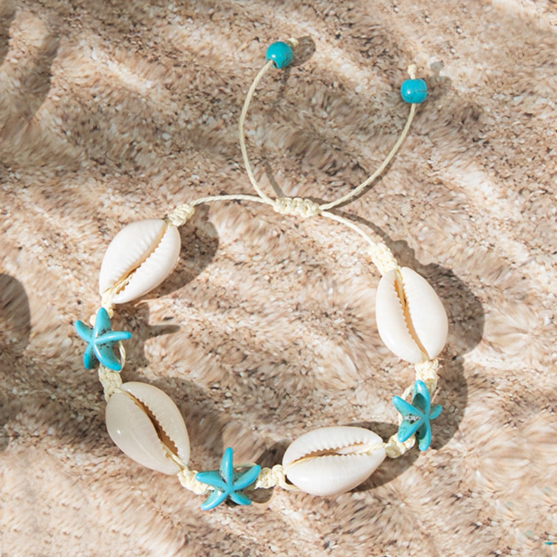 Holiday Ocean Style Cartoon Shell Design Starfish Necklaces
