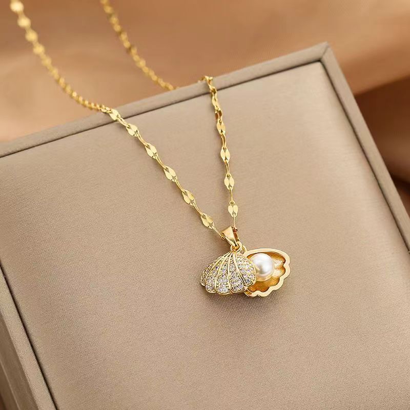 Women's Plant Beads Temperament Clavicle Chain Valentine's Day Necklaces