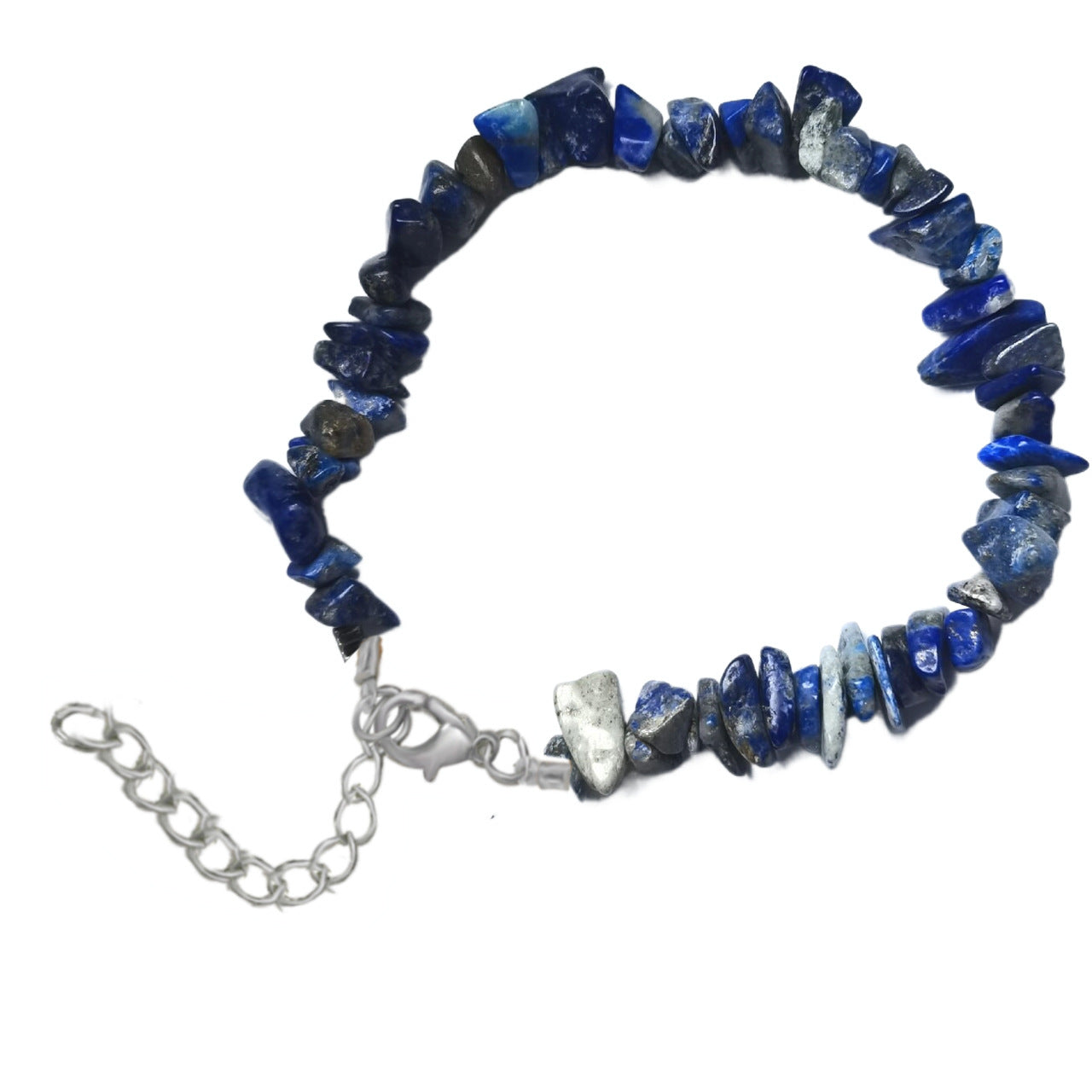 Natural Crystal Agate Gravel Irregular Stone Lobster Bracelet