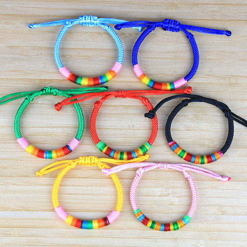 Hand-woven Life Bell Red Rope Small Dragon Bracelet