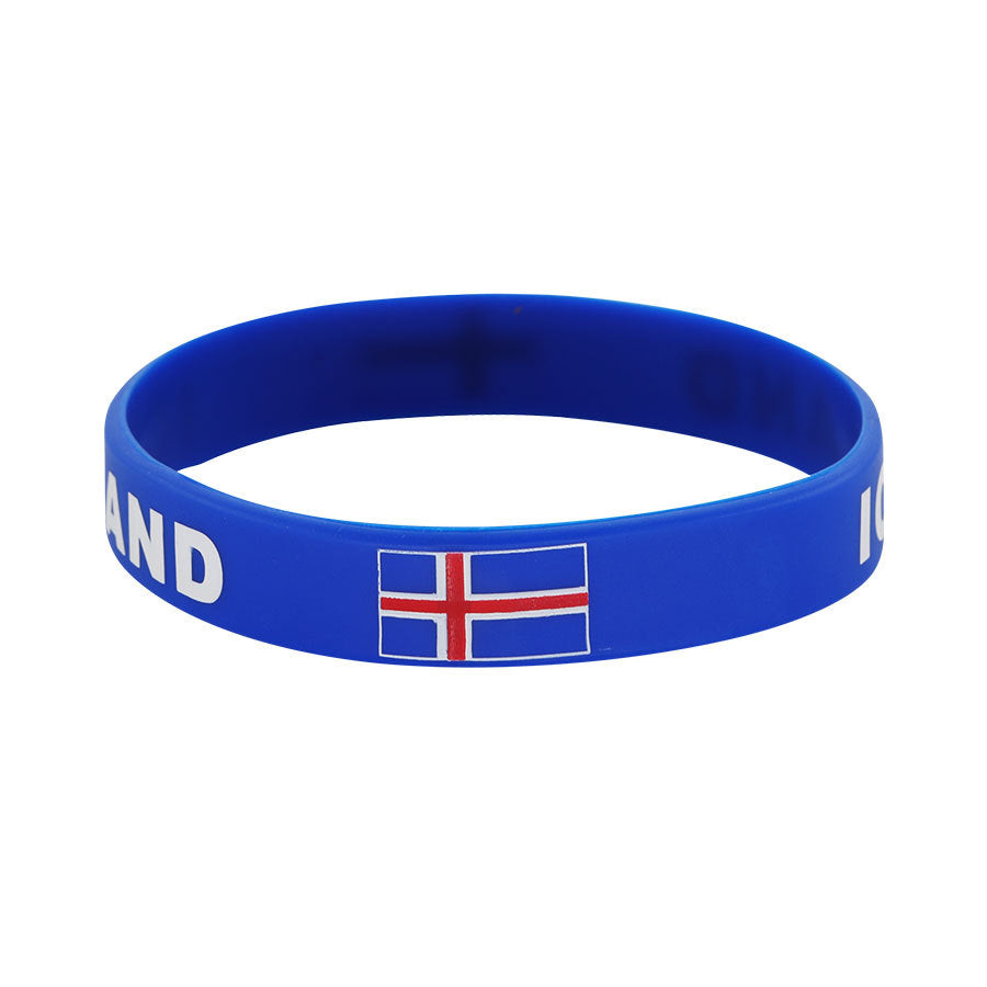 Cup Silicone National Team Canada Ink Flag Bracelets