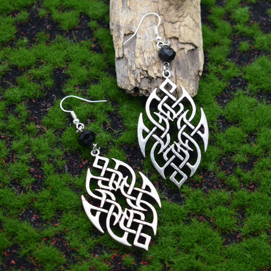 Vintage Viking Alloy Hollow Celtic Birthday Gift For Earrings