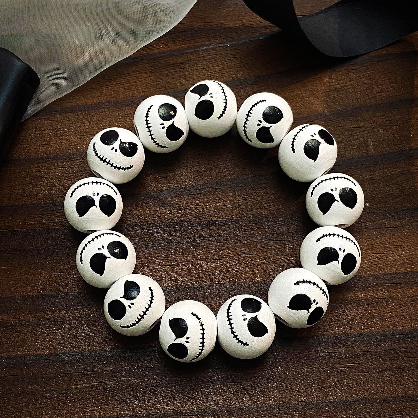 Women's & Men's Skull Spider Web Creativity Horror Halloween Bracelet