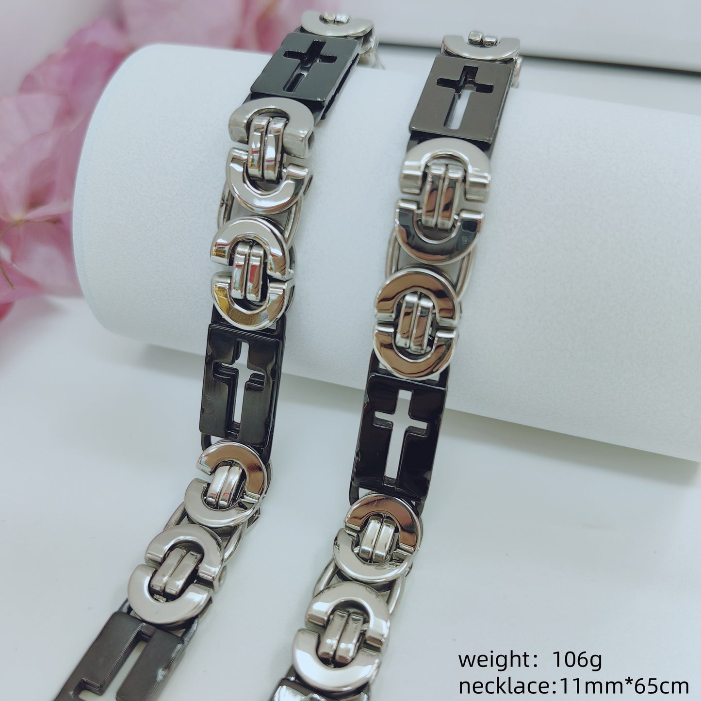 Fashion Trendy Unique Man's Stainless Steel Necklace
