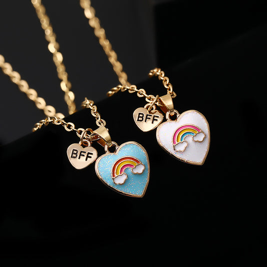 Women's & Children's Good Friend Simple Fashion Rainbow Clothing Pendants