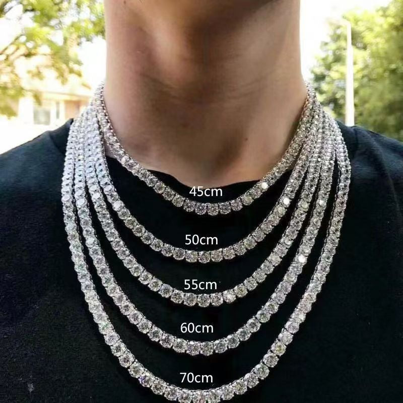 Women's & Men's Exquisite Zircon Tennis Hip Hop Necklaces