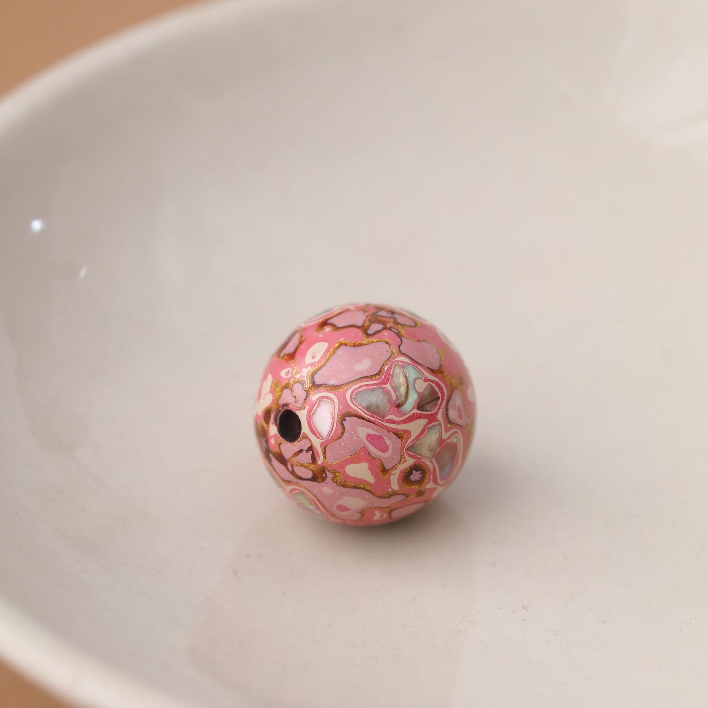 Paint Inlaid Snail Scattered Beads Crafts Live Bracelet