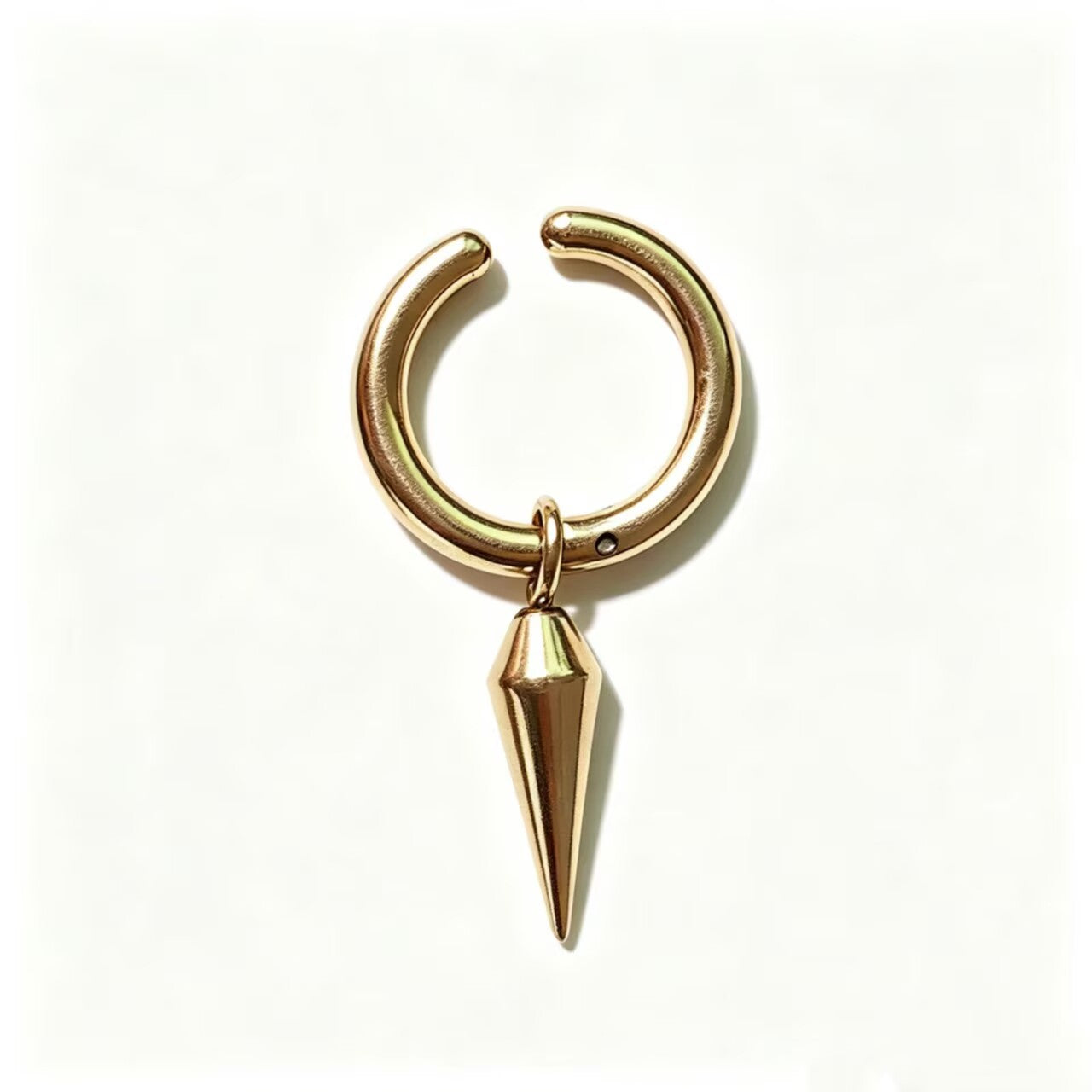 Little Devil Pointed Tapered Stainless Steel Cool Hip Hop Style Rings